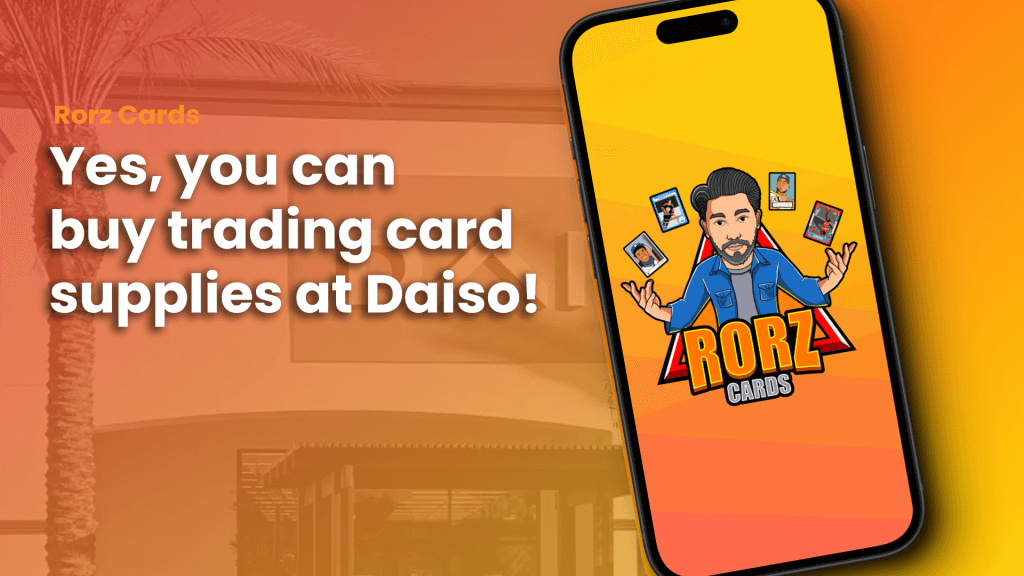 Yes, you can buy sports trading card supplies at Daiso! - Rorz Cards