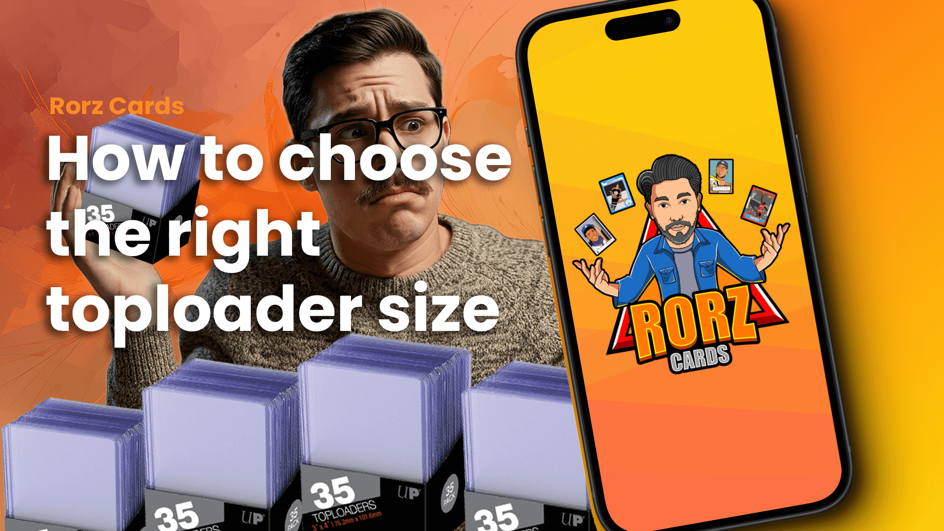 How to choose the right toploader size for your sports cards