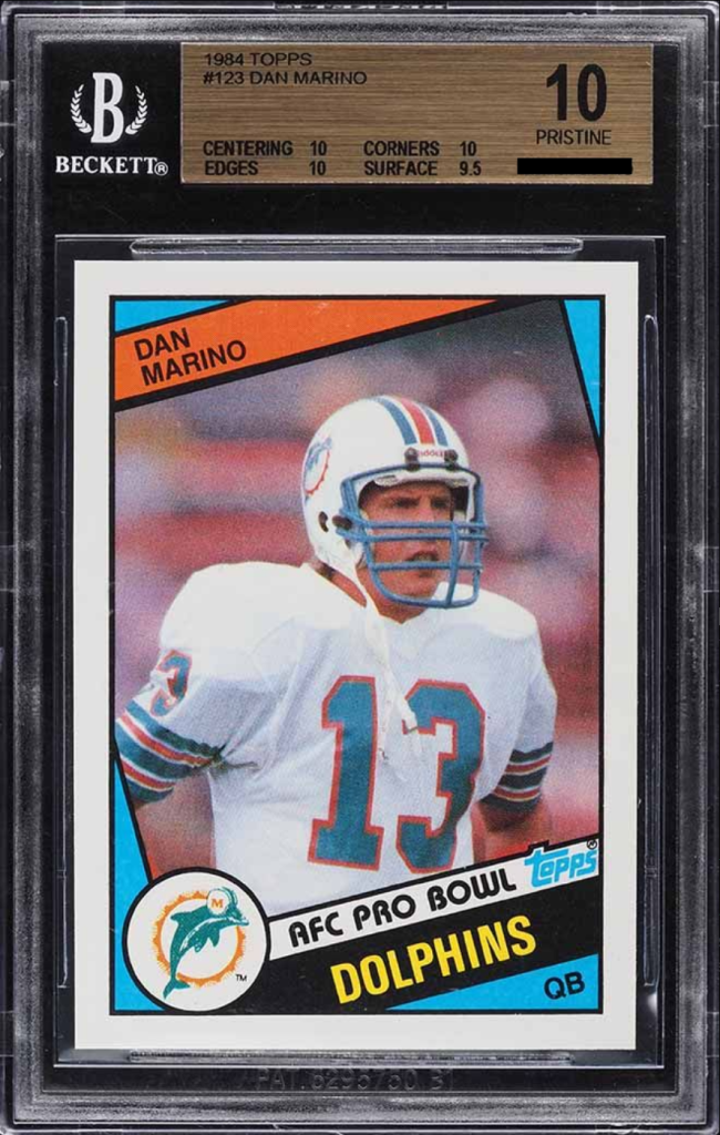 1984 Topps Dan Marino Rookie Card #63