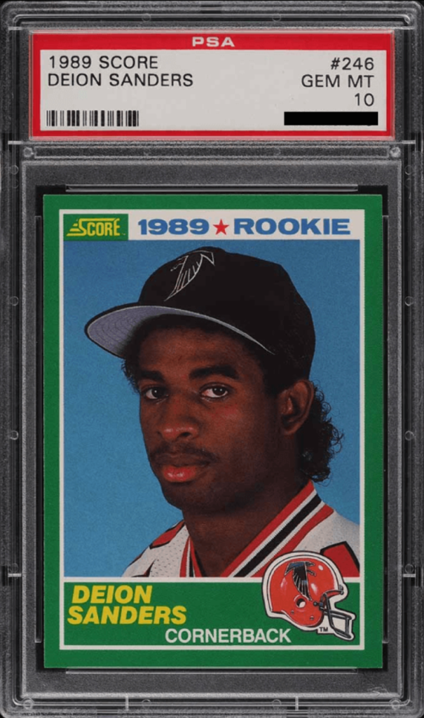 1989 Score Deion Sanders Rookie Card #246