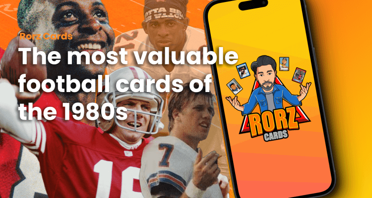 most valuable football cards of the 1980s