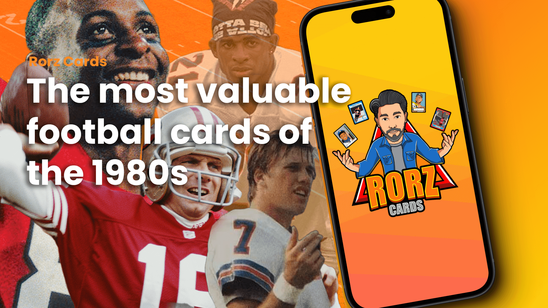 most valuable football cards of the 1980s